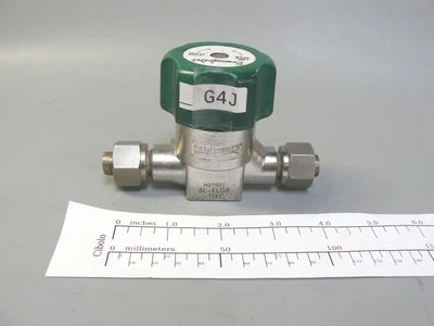 Swagelok Nupro 6L-ELD8-11XC  Stainless Valve with 1/2 inch fittings [G4J] - Image 1 of 4