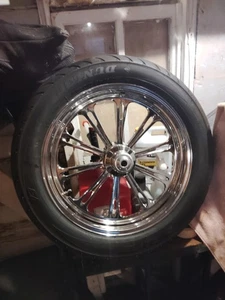 Performance Machine 18" Front Rim And Tire - Picture 1 of 8