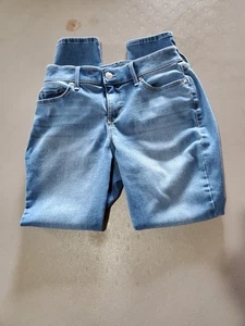 Gloria Vanderbilt Straight All-Around Slimming Effect Denim Blue Jeans Size 4 - Picture 1 of 16