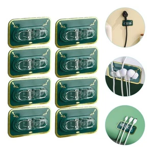 8 Pcs Kabelmanager Kabelhalter Für Selbstklebende Kabelorganisatoren - Photo 1/12