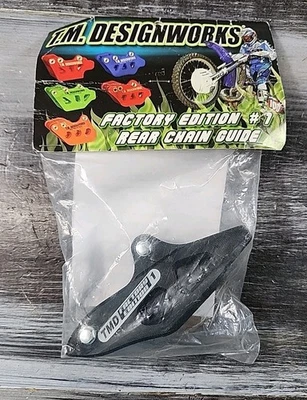 TM Design Works Rear Chain Guide Black RCG-KT55-BK KTM 50 SX Husqvarna TC 50  - Image 1 of 2