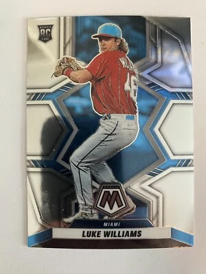 2022 Panini Mosaic Baseball #257 Luke Williams RC - Image 1 of 2
