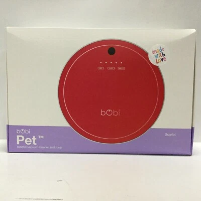 bObi Pet Robotic 5 in 1 Cleaning System Cordless Vacuum Cleaner and Mop, Scarlet - Image 1 of 4