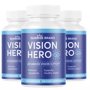 Vision Hero Advanced Vision Support 3 Bottles 180 Capsules - Picture 1 of 3