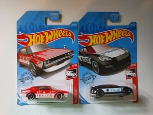 Hot Wheels 2019 HW Rescue - Nissan Skyline 2000 GT-R & Porsche Police car (E1) - Picture 1 of 2