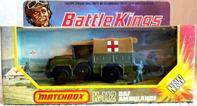 Matchbox 1976 Battle Kings Series K-112 DAF Ambulance (Seller Cat#0318) - Image 1 of 4