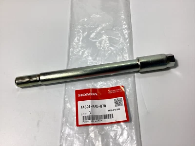 EJE RUEDA DELANTERA HONDA XR600R XR650L XR400R GENUINO NUEVO 44301-KAE-870 Foto 1 de 2