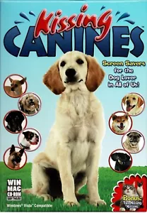 Kissing Canines Pc New Boxed Vista XP Screensavers For Dog Lovers 10 Breeds - Picture 1 of 2