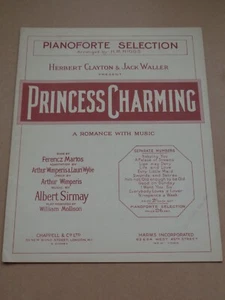 Albert Sirmay - Princess Charming 1926 Piano Selection - Picture 1 of 1