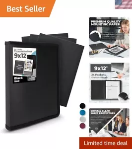 Eleganter 9x12 Kunstordner mit Archiv Poly Hüllen - Präsentieren Sie Ihre Kunstwerke - Bild 1 von 10