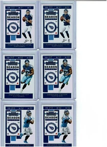 2019 Contenders Football Tennessee Titans Team Set (3) Base Cards ( X 2) - Picture 1 of 1