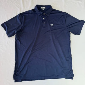 Camisa Polo Peter Millar Crown Para Hombres XL Azul Marino Rendimiento Elastizada Golf Mamut - Imagen 1 de 8