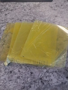 (4) PLEXIGLAS Kunststoffplatte 7" x 8" Klar Acryl Handwerk Hobby Bilderrahmen - Bild 1 von 2