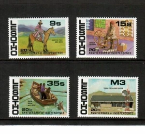 Lesotho 1986 - Independents Anniversary - Set of 4 Stamps - Scott #549-52 - MNH - Picture 1 of 1