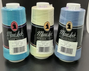 A&E Maxi-Lock Serger Thread 100% Polyester 3000Yds /Lot Of 3 - Picture 1 of 1