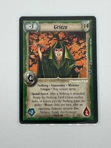 GRIEZE Warlord Saga Of The Storm CCG - SUMMONER MONSTER - Picture 1 of 1