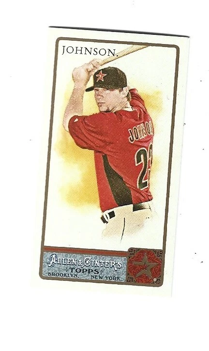 2011 Topps Allen and Ginter Mini #328 Chris Johnson  HOUSTON ASTROS - Image 1 of 1