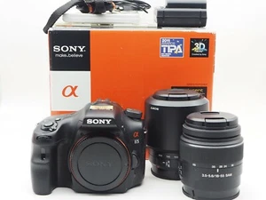 [EX+5 *Only Japanese language] Sony A65 SLT-A65 VY 2 Lens Kit #C21091 - Picture 1 of 12
