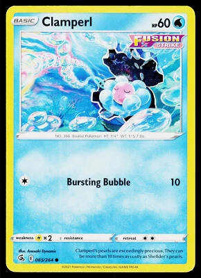 Clamperl SWSH08: Fusion Strike #065/264 Common - Image 1 of 2
