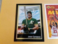 Jose Canseco Oakland A's BallStreet 1991 #30 OVERSIZE RARE Oddball