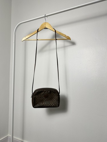 Mini borsa a tracolla vintage Fendi zucchine monogramma