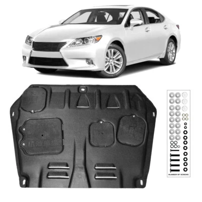 New Fit Black For 2013-2015 Lexus ES350 3.5L Engine Splash Shield Chassis Guards Foto 1 de 4