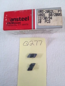10 NEW VR WESSON NG 2062L TOP NOTCH CERMET INSERTS. GRADE VR65. {Q277} - Picture 1 of 2
