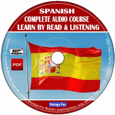 Spanish Language Course Learn By Read & Licensing Beginners To Advance MP3 CD  - Image 1 of 2