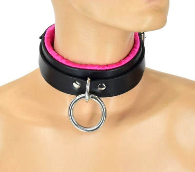 Cuello acolchado satinado rosa con bloqueo de Axovus Foto 1 de 2