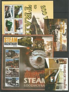 K342 Ghana - MNH - Transport - Trains - Locomotives - 3733/54.469/72 - Picture 1 of 2