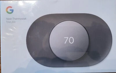 Google Nest Thermostat Trim Kit Charcoal Gray Finish - Image 1 of 2