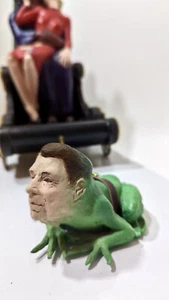 THIS IS ART! Political Sculpture of Ronald Reagan Carriage Frog w/ Nancy & Devil - Picture 1 of 22