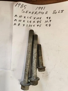 Corvette C4 1985 1991 Alternator Mounting Bolts set of 3 - Picture 1 of 2