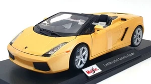 Maisto 1/18 Scale Diecast 46629 - Lamborghini Gallardo Spyder - Yellow - Picture 1 of 6