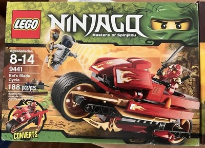 NUEVO EN CAJA LEGO NINJAGO: Masters Of Spinjitzu Kai's Blade Cycle (9441) retirado 188 piezas Foto 1 de 4
