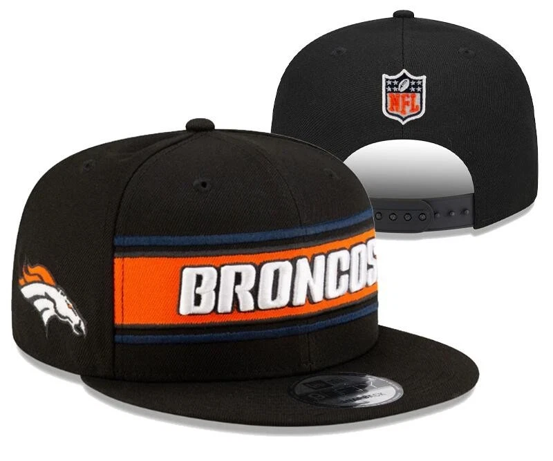 Denver Broncos NFL Hombre Informal Exterior Ala Plana Sombrero Ajustable Foto 1 de 1