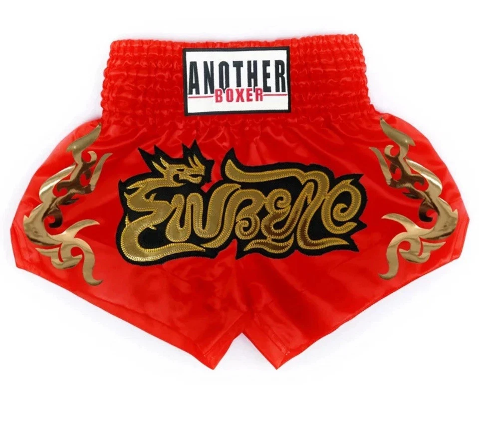 Pantalones Cortos Muay Thai Calzoncillos Boxer Transpirables Ligeros, Ropa Boxe Agarre Sanda Foto 1 de 2