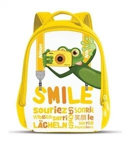 Nikon Kinder Rucksack/Backpack for COOLPIX S33 Digital Camera (Yellow) - Image 1 of 4