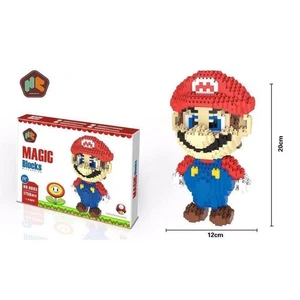 Super Mario Magic Blocks Set 1750 Pcs 3D DIY Mini Building Blocks Game Gift - Picture 1 of 8