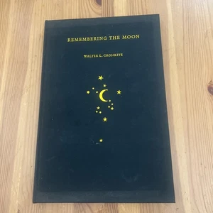 Signierte Erstausgabe "Remembering The Moon" von Walter Cronkite - Bild 1 von 11
