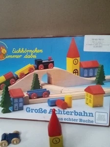 Swiss Wooden Train Set Grobe Achterbahn - Picture 1 of 4