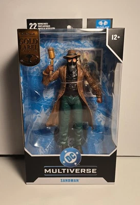 Figura de acción McFarlane Toys DC Multiverse Gold Label 7 pulgadas Sandman en mano Foto 1 de 2