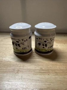 Vintage Cow Milk Salt And Pepper Shaker - Picture 1 of 6