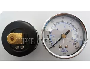 Nuevo medidor de presión de aire WOG agua petróleo gas 1.5 "cara 0-160 espalda mnt 1/8" npt - Imagen 1 de 1