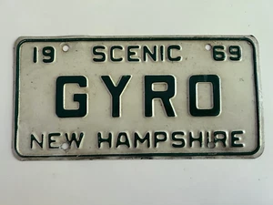 Vanity License Plate GYRO Helicopter Gyros Food Greek Restaurant Diner Decor - Picture 1 of 1