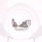 Huron St. View From Bellis House Berlin Wi German Porcelain 5.25? Souvenir Plate