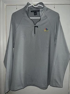 pullover windbreaker Golf pull over Devon and Jones NBC sports Size M - Picture 1 of 4