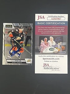 Cam Fowler Signed 2023-24 O-Pee-Chee Platinum IP Auto JSA Anaheim Ducks - Picture 1 of 2