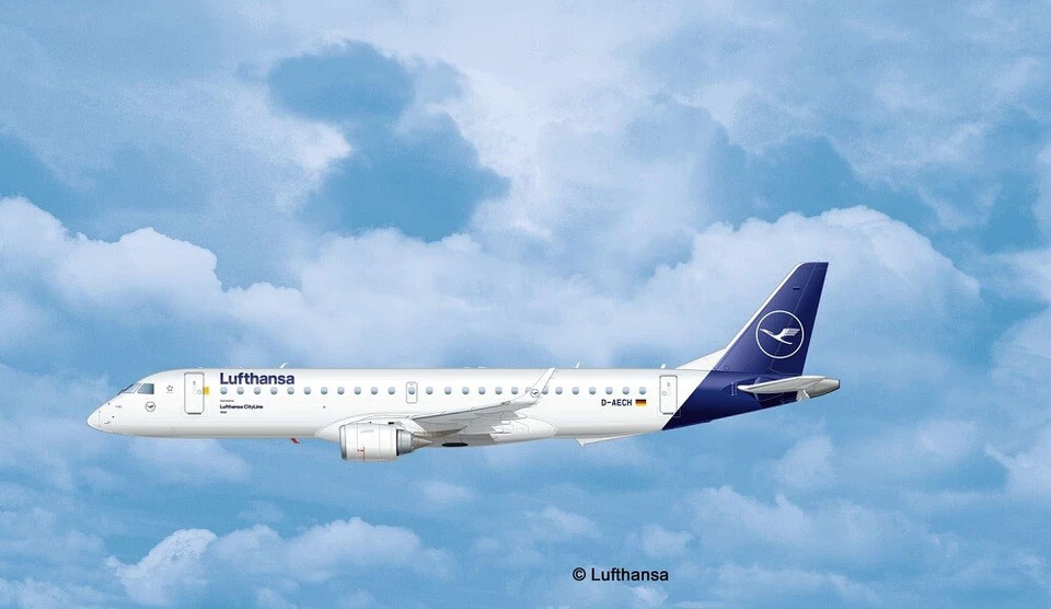 Revell 03883 - 1/144 Embraer 190 - Lufthansa Neuf Livery - Neuf - Image 1 of 1