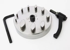 Eye Shape Cutter W 10 Dies 6mm - 31mm With Recessed Base & Angled Dies - Picture 1 of 2